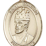 St. Edward the Confessor Medal, Gold Filled, Large - No Chain