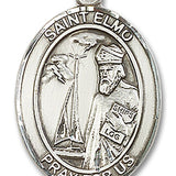 St. Elmo Medal, Sterling Silver, Large - No Chain