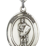 St. Florian Medal, Sterling Silver, Large