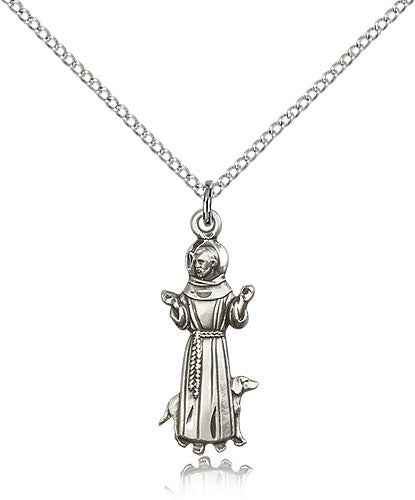 St. Francis Medal, Sterling Silver