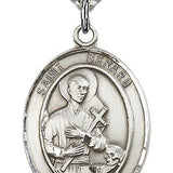 St. Gerard Majella Medal, Sterling Silver, Large