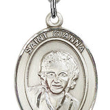 St. Gianna Medal, Sterling Silver, Large