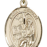 St. Jerome Medal, Gold Filled, Large