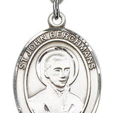 St. John Berchmans Medal, Sterling Silver, Large