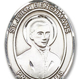 St. John Berchmans Medal, Sterling Silver, Large - No Chain