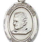 St. John Bosco Medal, Sterling Silver, Large - No Chain