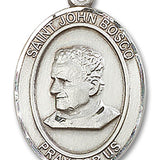 St. John Bosco Medal, Sterling Silver, Large - No Chain