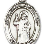 St. John of Capistrano Medal, Sterling Silver, Large - No Chain