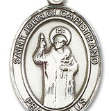 St. John of Capistrano Medal, Sterling Silver, Large - No Chain