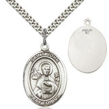 St. John the Apostle Medal, Sterling Silver, Medium