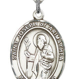 St. Joseph of Arimathea Medal, Sterling Silver, Large