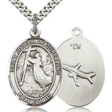 St. Joseph of Cupertino Medal, Sterling Silver, Large