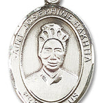 St. Josephine Bakhita Medal, Sterling Silver, Large - No Chain
