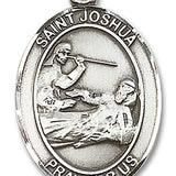 St. Joshua Medal, Sterling Silver, Large - No Chain