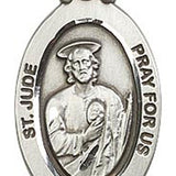 St. Jude Medal, Sterling Silver - No Chain