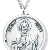 Women's St. Jude Necklace, Sterling Silver with Chain Options