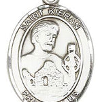 St. Kieran Medal, Sterling Silver, Large - No Chain