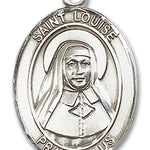 St. Louise De Marillac Medal, Sterling Silver, Large - No Chain