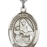 St. Madonna Del Ghisallo Medal, Sterling Silver, Large