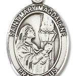 St. Mary Magdalene Medal, Sterling Silver, Large - No Chain