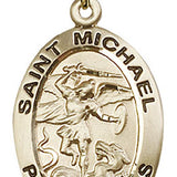 St. Michael the Archangel Medal, Gold Filled