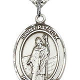 St. Patrick Medal, Sterling Silver, Large