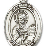 St. Paul the Apostle Medal, Sterling Silver, Large - No Chain