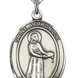 St. Petronille Medal, Sterling Silver, Large