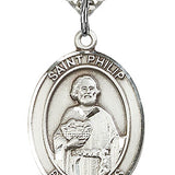 St. Philip the Apostle Medal, Sterling Silver, Large