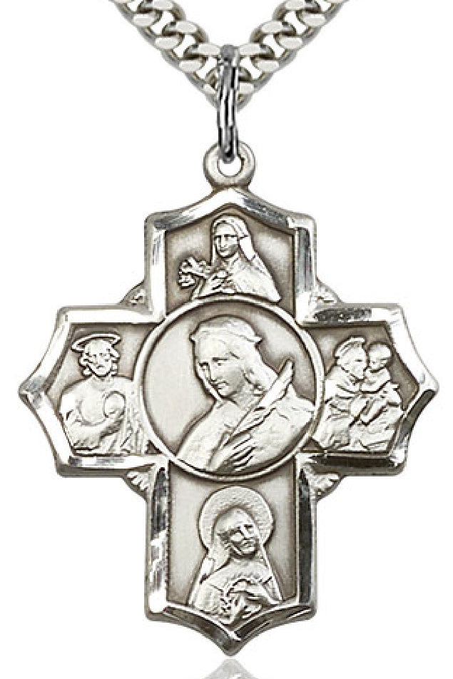 St. Philomena, St. Theresa, St. Rita, St. Anthony, St. Jude Medal, Sterling Silver
