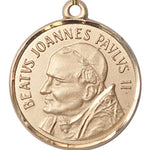 St. Pope John Paul II Medal, Gold Filled - No Chain