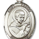 St. Robert Bellarmine Medal, Sterling Silver, Large - No Chain