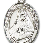 St. Rose Philippine Medal, Sterling Silver, Large - No Chain