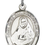 St. Rose Philippine Medal, Sterling Silver, Large