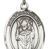 St. Stanislaus Medal, Sterling Silver, Large