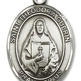 St. Theodore Guerin Medal, Sterling Silver, Large - No Chain