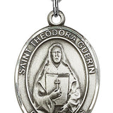 St. Theodore Guerin Medal, Sterling Silver, Large