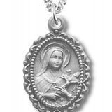 St. Therese Medal Sterling Silver