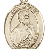 St. Thomas the Apostle Medal, Gold Filled, Large - No Chain