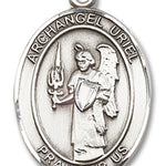 St. Uriel Medal, Sterling Silver, Large - No Chain