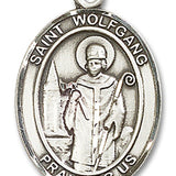 St. Wolfgang Medal, Sterling Silver, Large - No Chain