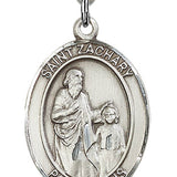 St. Zachary Medal, Sterling Silver, Large