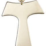 Tau Cross Pendant, Gold Filled