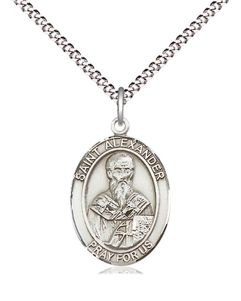 Women's Pewter Oval St. Alexander Sauli Medal