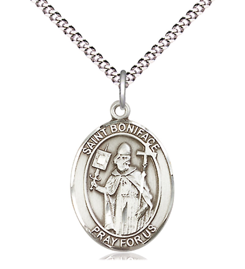Women's Pewter Oval St. Boniface Medal