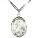 Women's Pewter Oval St. Charles Borromeo Medal