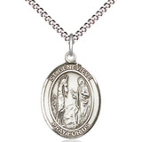 Women's Pewter Oval St. Genevieve Medal