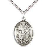 Women's Pewter Oval St. James the Greater Medal