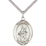 Women's Pewter Oval St. Jane of Valois Medal