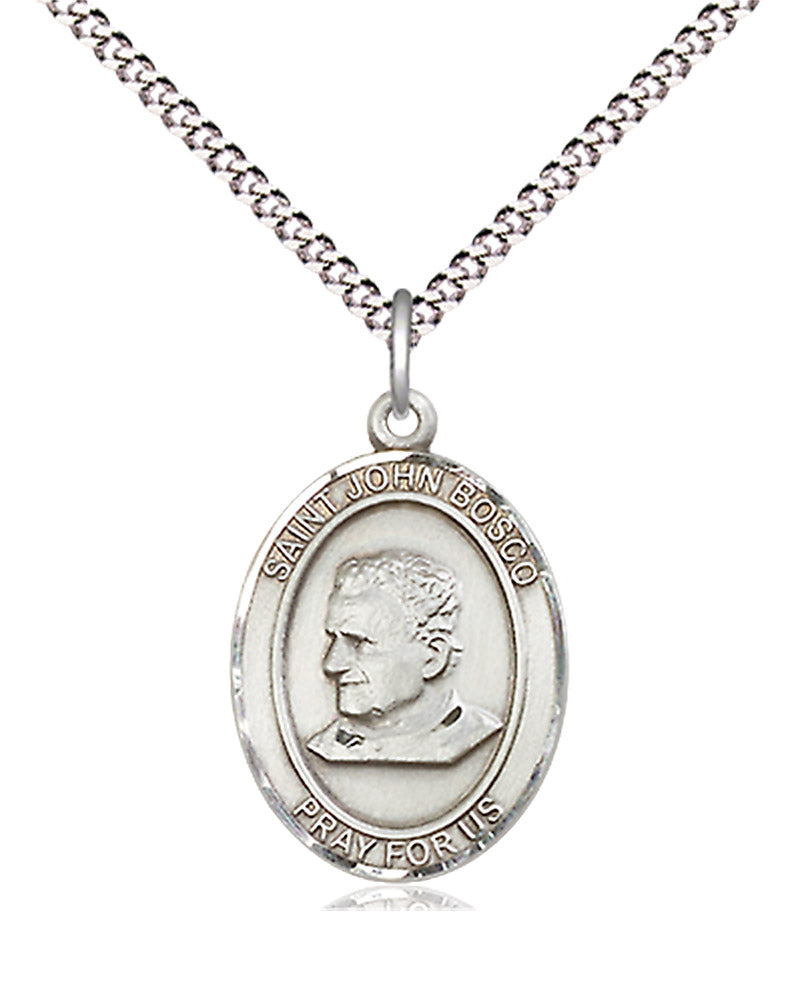Women's Pewter Oval St. John Bosco Medal